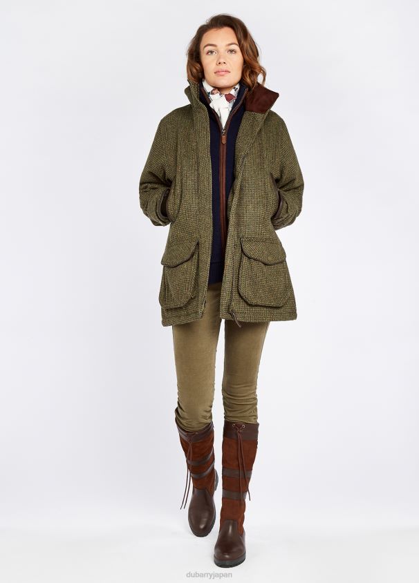 Dubarry 女性 Ballynahinch ツイード シューティング ジャケット D266TR169 衣類 ヒース