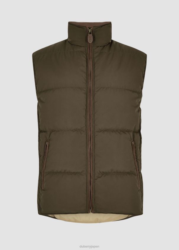 Dubarry 男性 グレイズタウン ダウンジレ D266TR1012 衣類 オリーブ