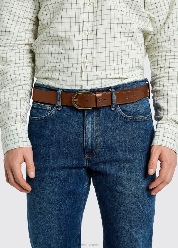 Dubarry 男性 ポーホールレザーベルト D266TR1031 アクセサリー 栗