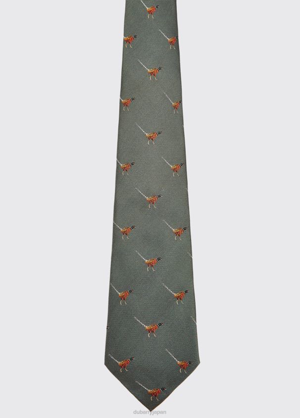 Dubarry 男性 狂ったシルクネクタイ D266TR1051 アクセサリー オリーブ