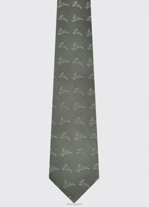 Dubarry 男性 シルクネクタイが足りない D266TR1053 アクセサリー オリーブ