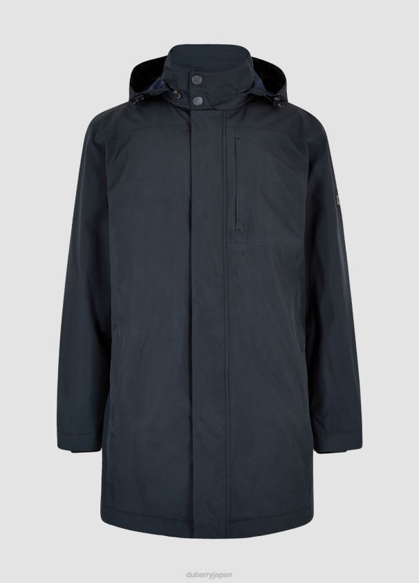 Dubarry 男性 ブラックステアーの防水ジャケット D266TR1101 衣類 海軍