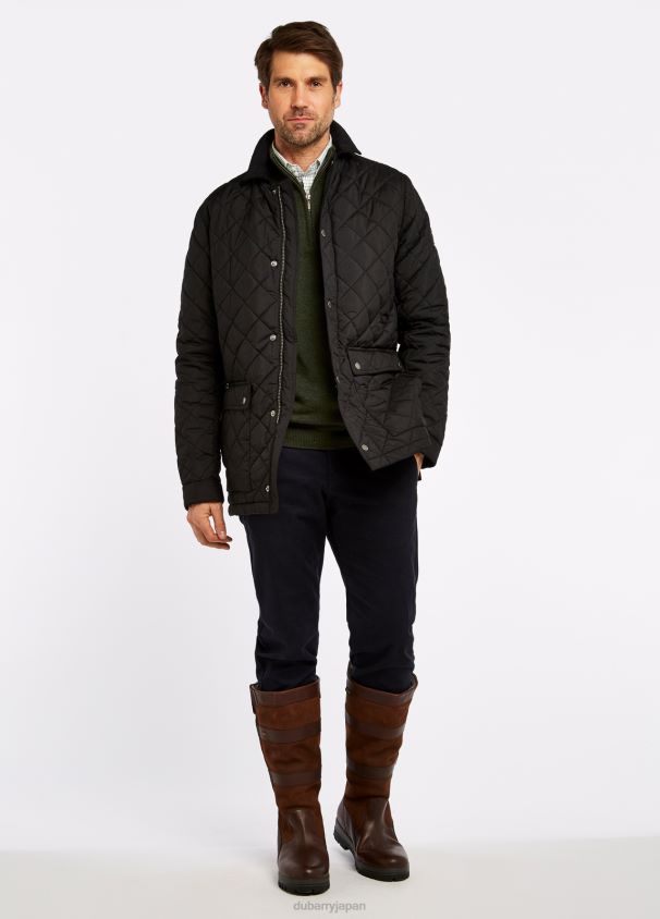 Dubarry 男性 アデア キルティングジャケット D266TR1111 衣類 黒