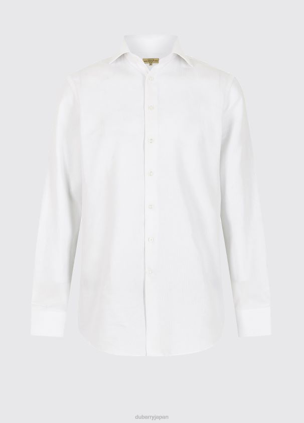 Dubarry 男性 ハーバート テーラードフィットシャツ D266TR1136 衣類 白