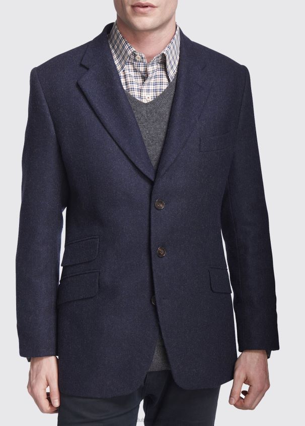 Dubarry 男性 ハリエニシダ レギュラーフィット ツイードジャケット D266TR1143 衣類 海軍