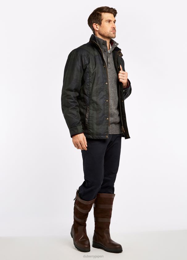Dubarry 男性 バリーモートワックスジャケット D266TR1146 衣類 黒時計