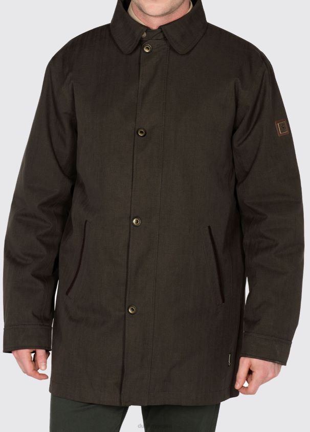 Dubarry 男性 ベルトルベットオーバーコート D266TR1173 衣類 緑青