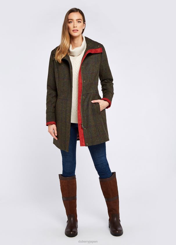 Dubarry 女性 ヘッジロウツイードコート D266TR202 衣類 ヘムロック