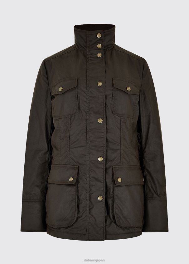 Dubarry 女性 マンズボロワックスジャケット D266TR251 衣類 緑青