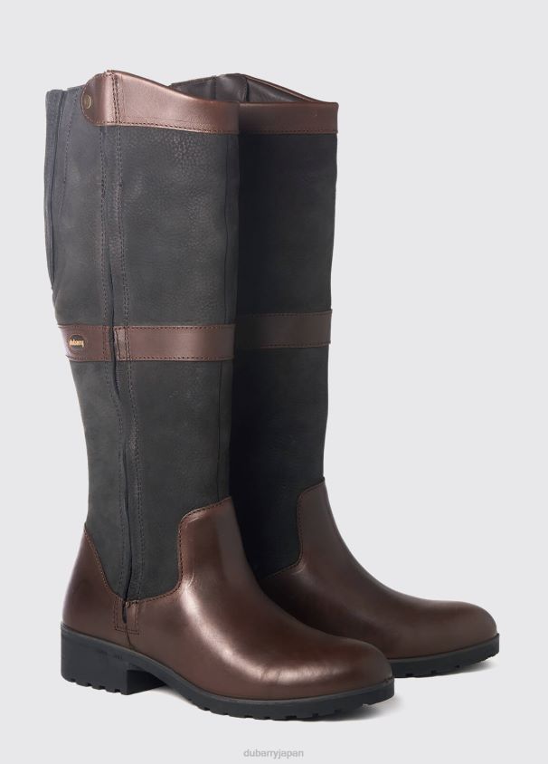 Dubarry 女性 スライゴカントリーブーツ D266TR33 履物 黒褐色