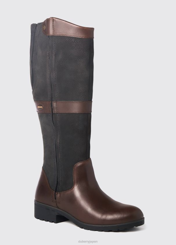 Dubarry 女性 スライゴカントリーブーツ D266TR33 履物 黒褐色