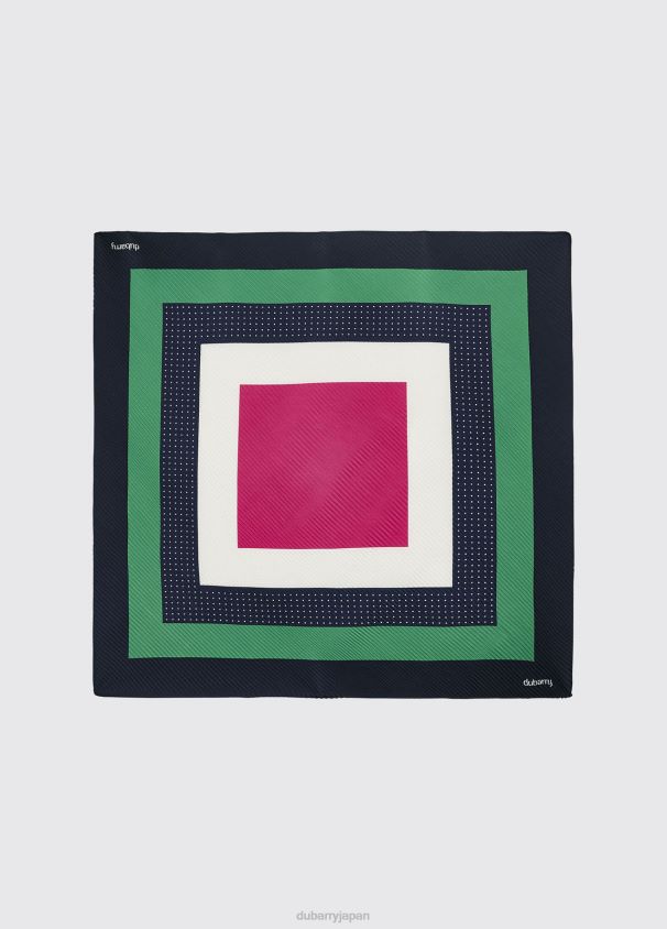 Dubarry 女性 ベントリー スクエア プリント スカーフ D266TR343 アクセサリー 海軍