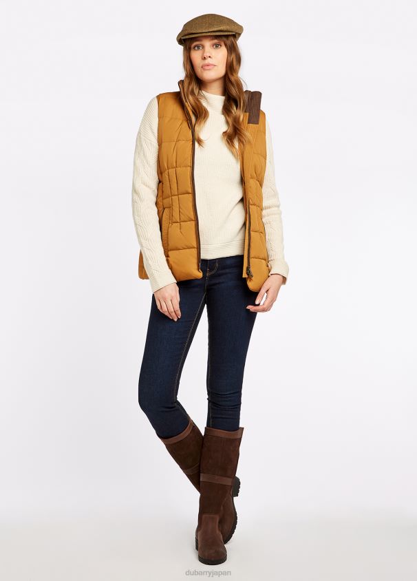 Dubarry 女性 スピダル キルティング ジレ D266TR488 衣類 アンバー