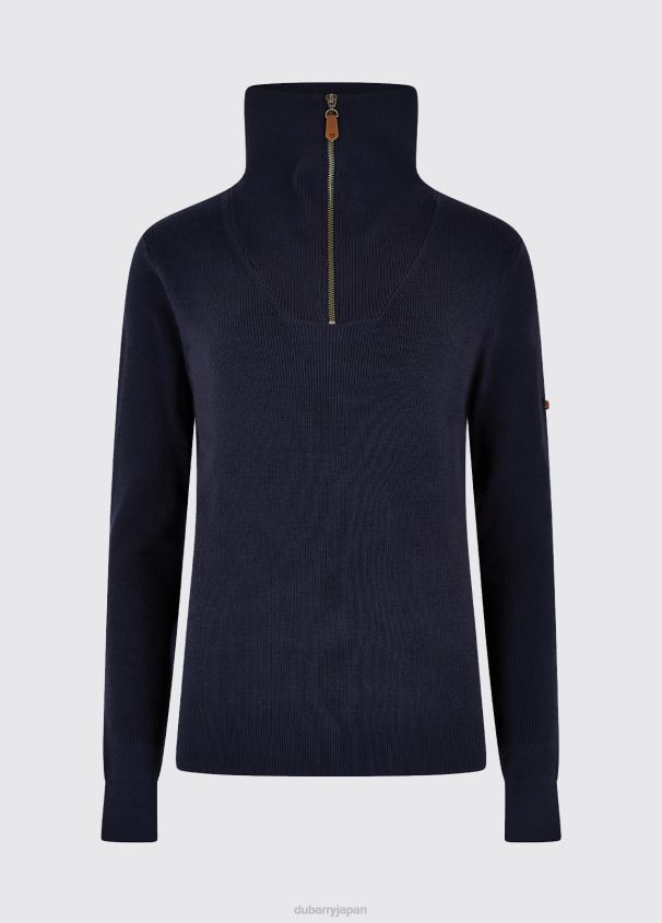 Dubarry 女性 キルバリー ジップネックセーター D266TR535 衣類 海軍