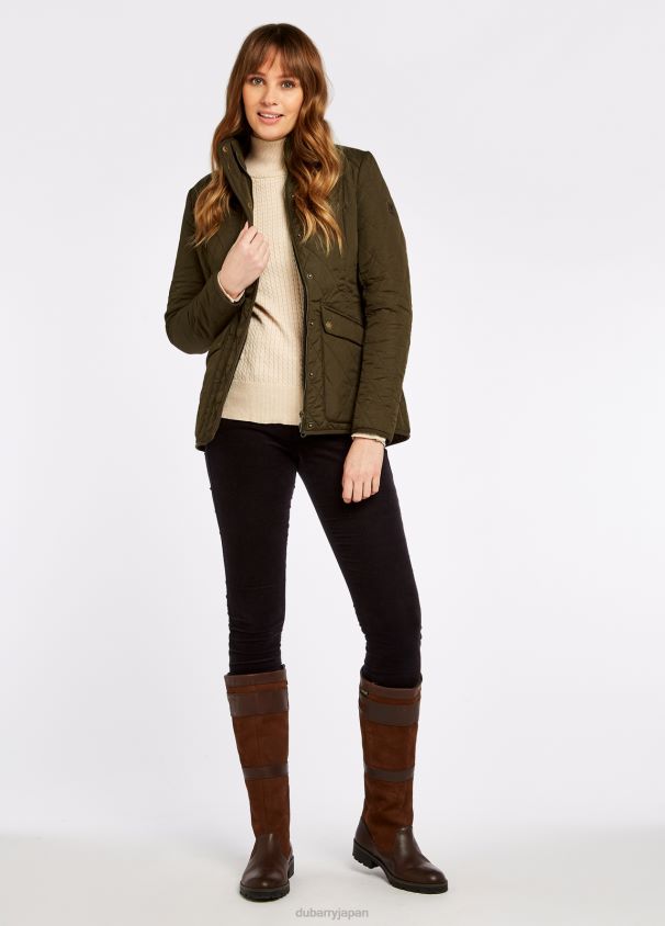 Dubarry 女性 ベティスタウン キルティングコート D266TR543 衣類 オリーブ