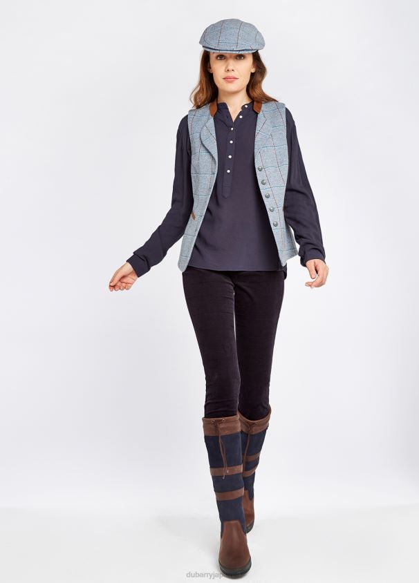 Dubarry 女性 スピンドルツイードチョッキ D266TR635 衣類 ブルーヘザー
