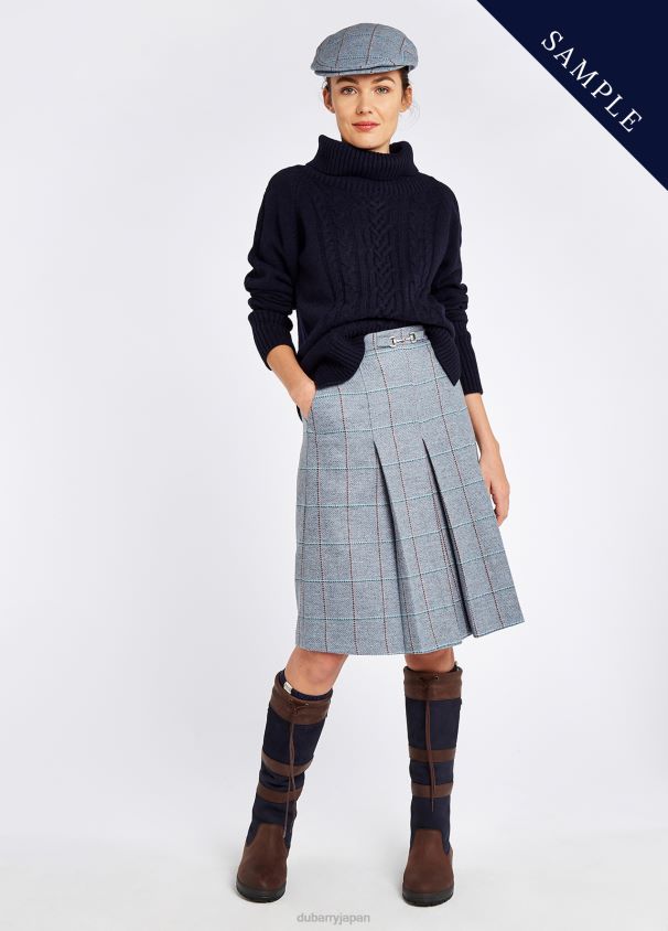 Dubarry 女性 スプルースツイードスカート D266TR636 衣類 ブルーヘザー