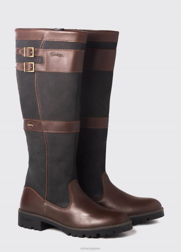Dubarry 女性 ロングフォードカントリーブーツ D266TR64 履物 黒褐色