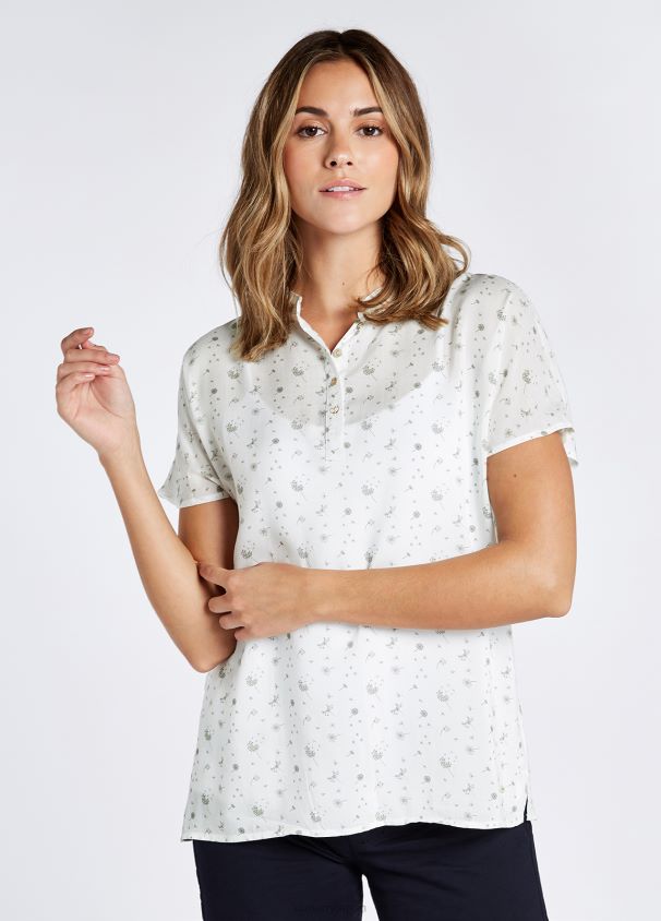 Dubarry 女性 滝プリントのトップス D266TR763 衣類 白