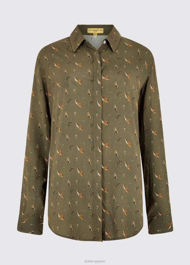 Dubarry 女性 オーチャードシャツ D266TR775 衣類 くすんだ緑