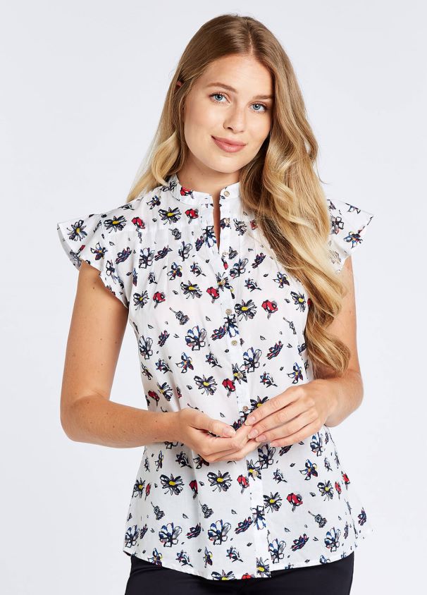 Dubarry 女性 ワイルダーシャツ D266TR779 衣類 ホワイトマルチ