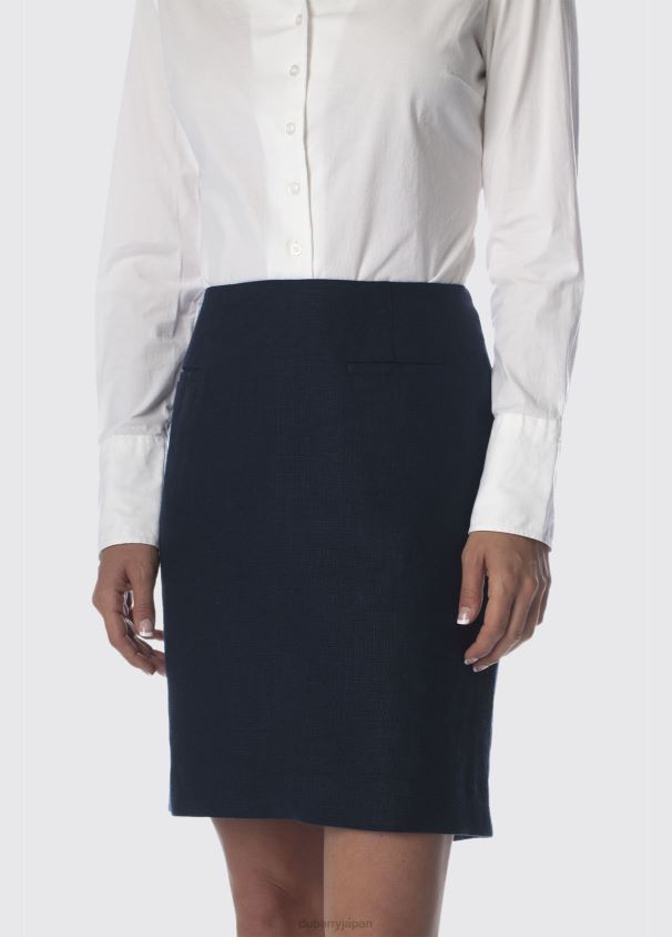 Dubarry 女性 ひまわりリネンレディーススカート D266TR783 衣類 海軍