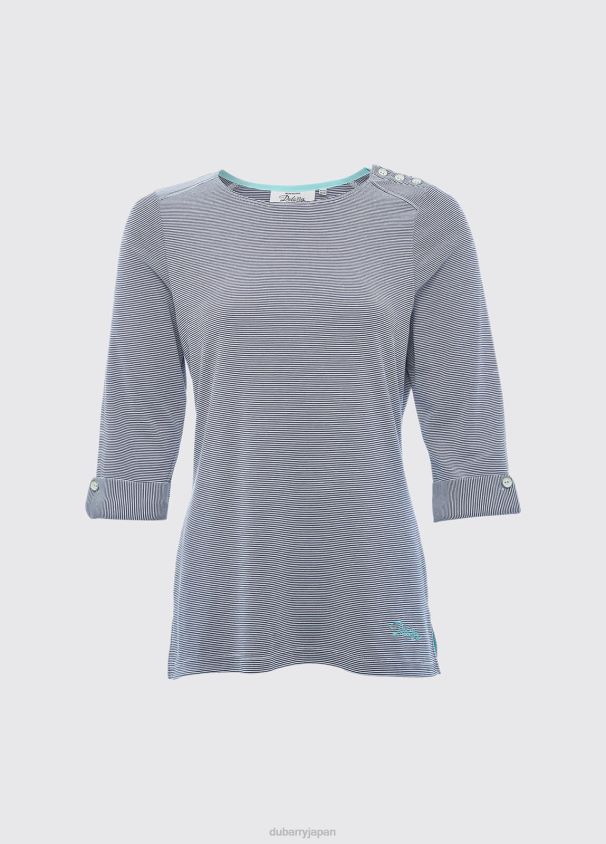 Dubarry 女性 ポートマギーストライプトップ D266TR833 衣類 海軍