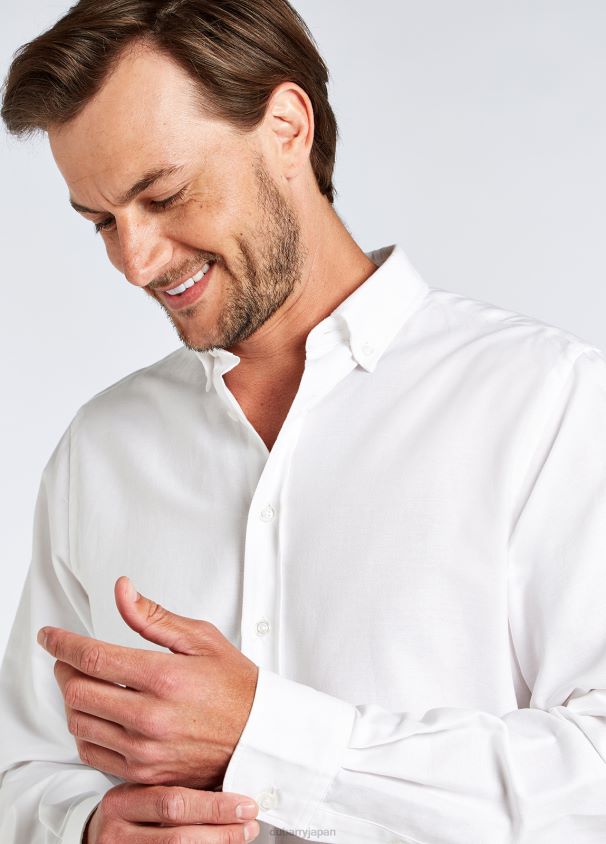 Dubarry 男性 キャッスルコーブ オックスフォード シャツ D266TR972 衣類 白