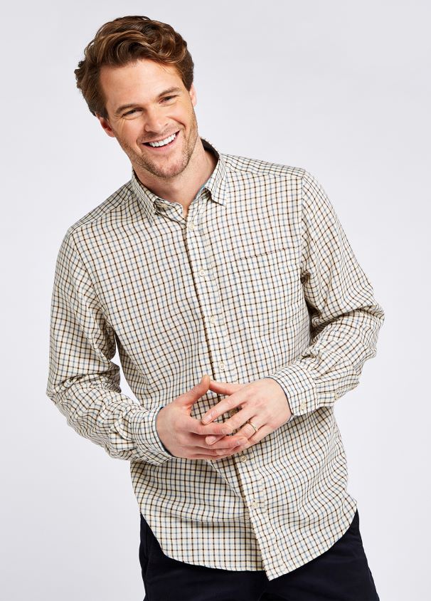 Dubarry 男性 コネルタッターソールチェックシャツ D266TR980 衣類 スレートブルー