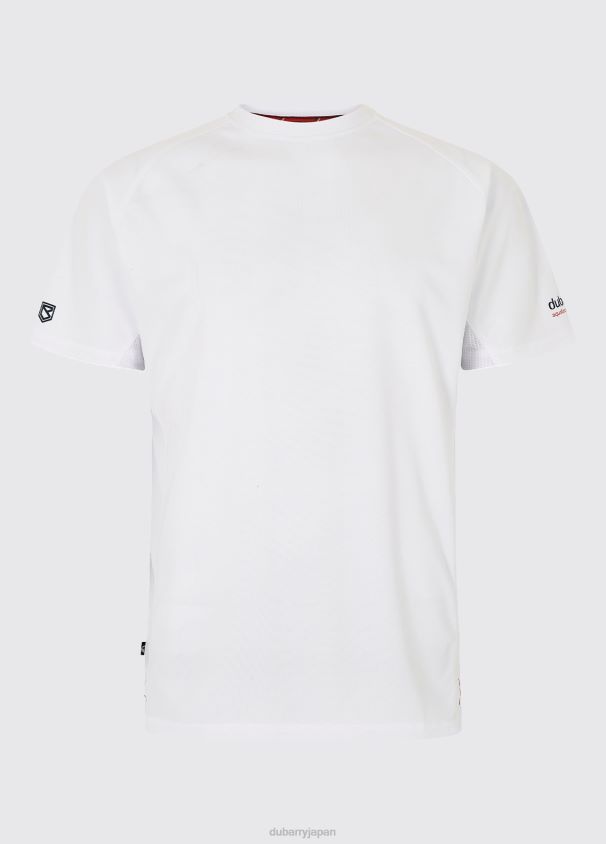 Dubarry 男性 タンジェ半袖Tシャツ D266TR959 衣類 白